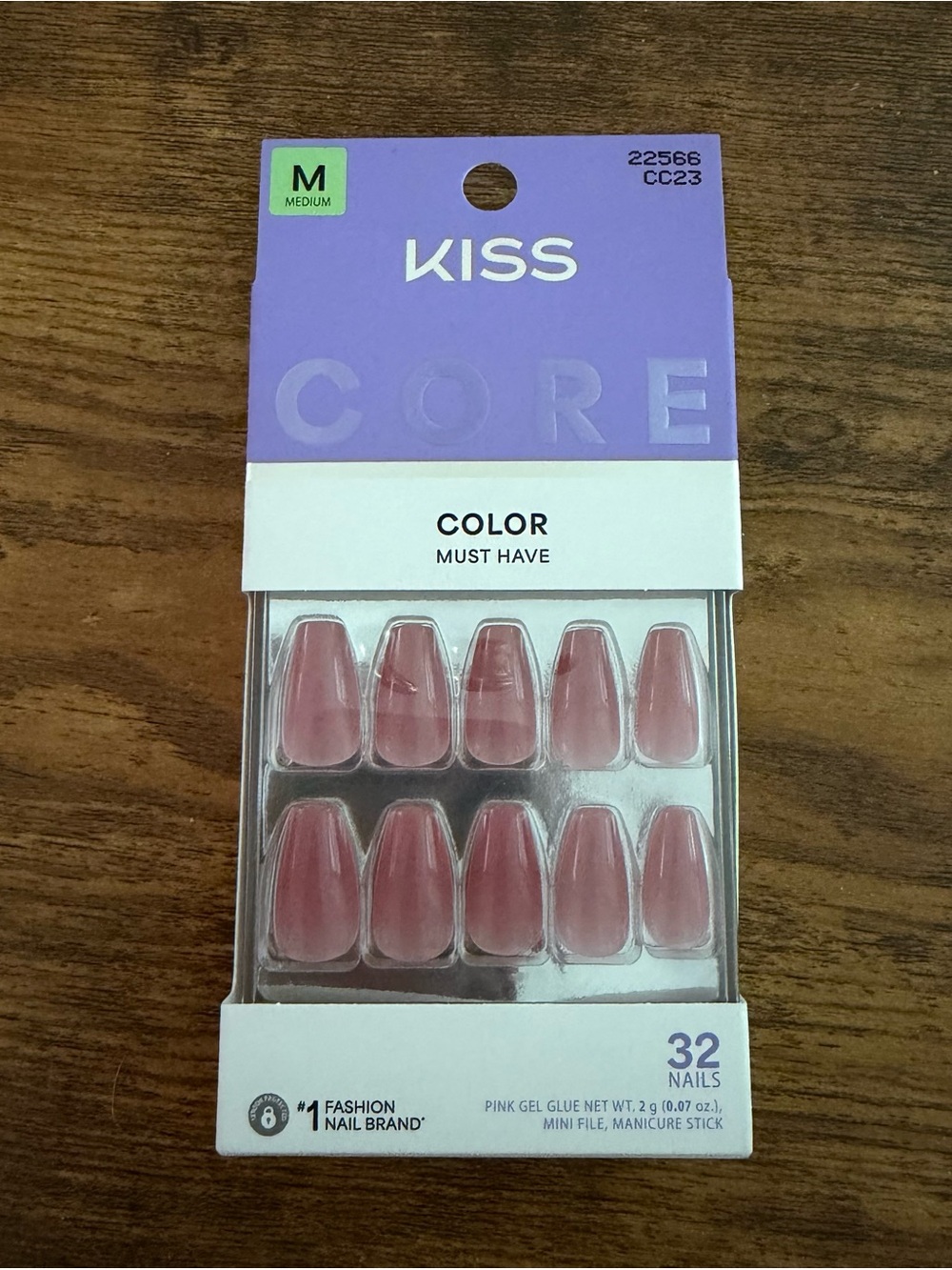 Kiss Press-On Nails in Lavender Purple